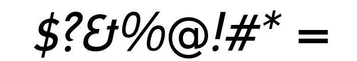 Mintysis Medium Italic Font OTHER CHARS