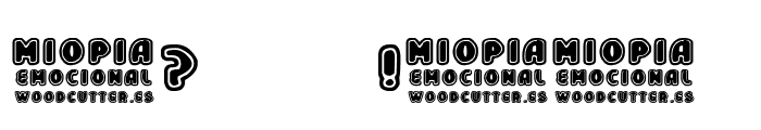 Miopia Emocional Font OTHER CHARS