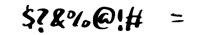 Miracle Blue Font OTHER CHARS