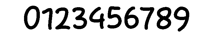 Miracle Days Font OTHER CHARS