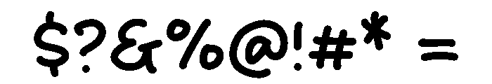 Miracle Days Font OTHER CHARS