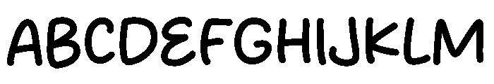 Miracle Days Font UPPERCASE