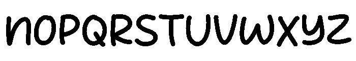 Miracle Days Font UPPERCASE