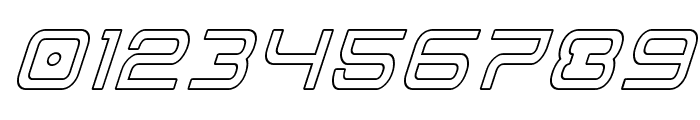 Miracle Mercury Outline Italic Font OTHER CHARS
