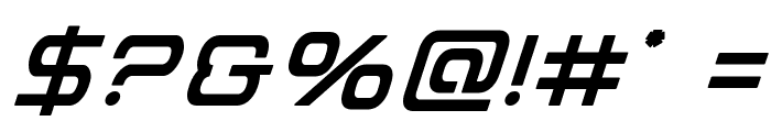 Miracle Mercury Semi-Bold Italic Font OTHER CHARS