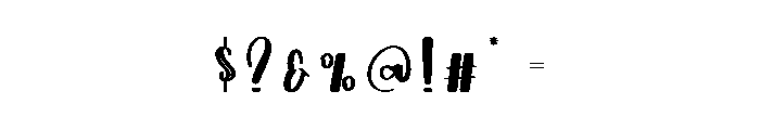 Miracles Font OTHER CHARS