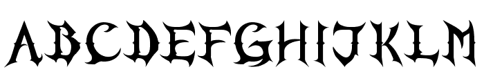 Mirage Gothic Font UPPERCASE