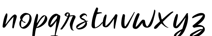 Miraikato Hand PERSONAL USE Thin Italic Font LOWERCASE