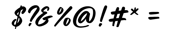 Miraikato Script PERSONAL USE Italic Font OTHER CHARS