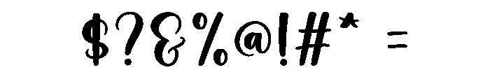 Miranda Font OTHER CHARS