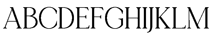 Mirevante Demo Font UPPERCASE