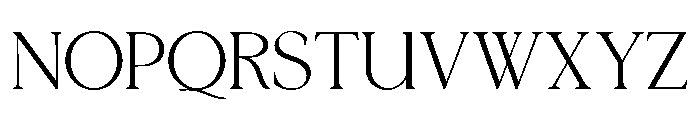 Mirevante Demo Font UPPERCASE