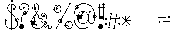 Miroh Font OTHER CHARS