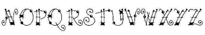 Miroh Font UPPERCASE