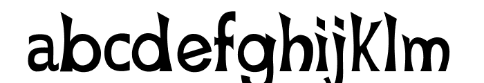 Mischievous Sans Serif Font LOWERCASE