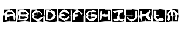 Mishmash 4x4o BRK Font LOWERCASE