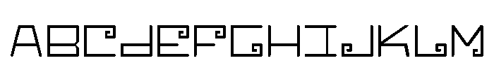 Miski Qhaway Regular Font UPPERCASE