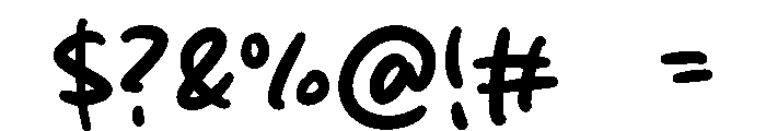 Miso Fish Font OTHER CHARS