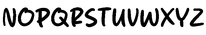 Miso Fish Font UPPERCASE