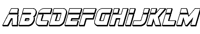 Mission: Danger 3D Italic FONT