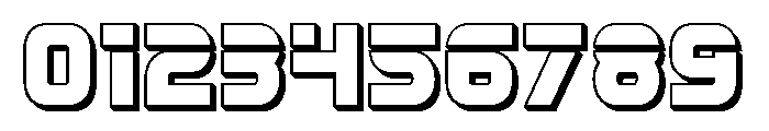 Mission: Danger 3D Font OTHER CHARS