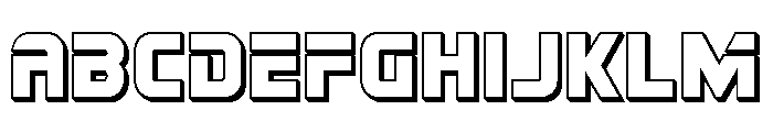 Mission: Danger 3D Font UPPERCASE