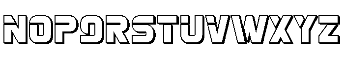 Mission: Danger 3D Font LOWERCASE