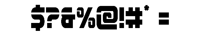 Mission: Danger Condensed Font OTHER CHARS