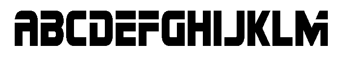 Mission: Danger Condensed Font UPPERCASE