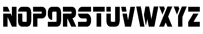 Mission: Danger Condensed Font LOWERCASE