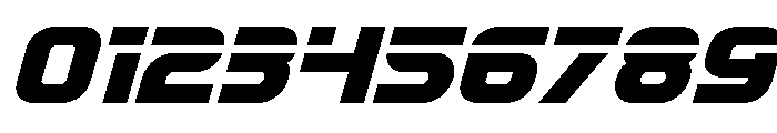 Mission: Danger Expanded Ital Font OTHER CHARS