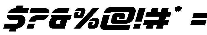 Mission: Danger Expanded Ital Font OTHER CHARS