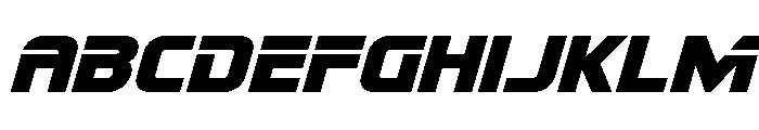 Mission: Danger Expanded Ital Font UPPERCASE