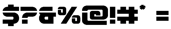Mission: Danger Expanded Font OTHER CHARS