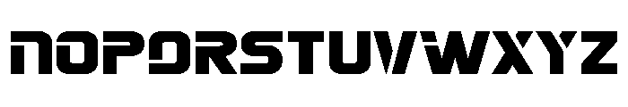 Mission: Danger Expanded Font UPPERCASE