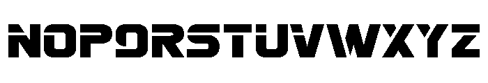 Mission: Danger Expanded Font LOWERCASE