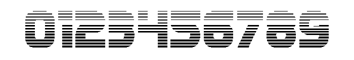 Mission: Danger Gradient Font OTHER CHARS