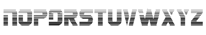 Mission: Danger Gradient Font UPPERCASE