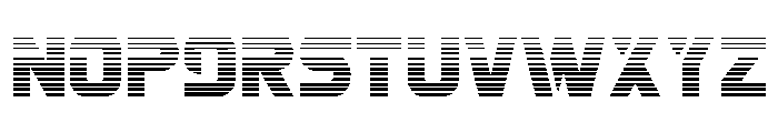 Mission: Danger Gradient Font LOWERCASE