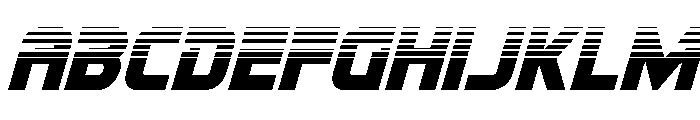 Mission: Danger Halftone Ital Font UPPERCASE
