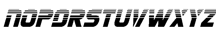 Mission: Danger Halftone Ital Font UPPERCASE