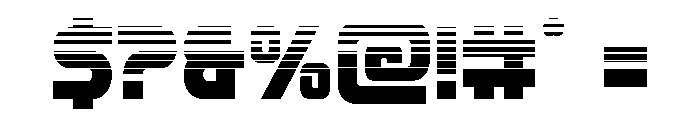 Mission: Danger Halftone Font OTHER CHARS