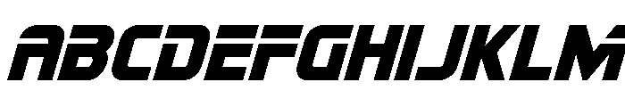 Mission: Danger Italic Font UPPERCASE