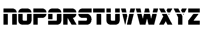 Mission: Danger Laser Font UPPERCASE