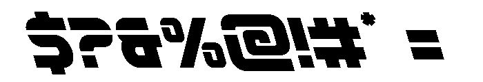 Mission: Danger Leftalic Font OTHER CHARS