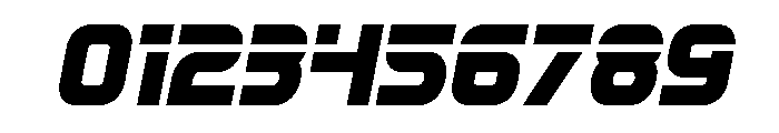 Mission: Danger Semi-Italic Font OTHER CHARS