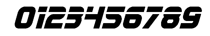 Mission: Danger Spaced Italic Font OTHER CHARS