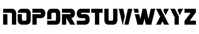 Mission: Danger Spaced Font UPPERCASE