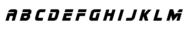Mission: Danger Title Italic Font UPPERCASE