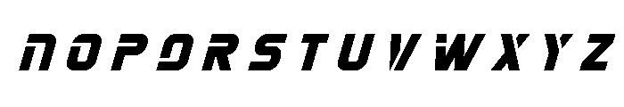 Mission: Danger Title Italic Font UPPERCASE